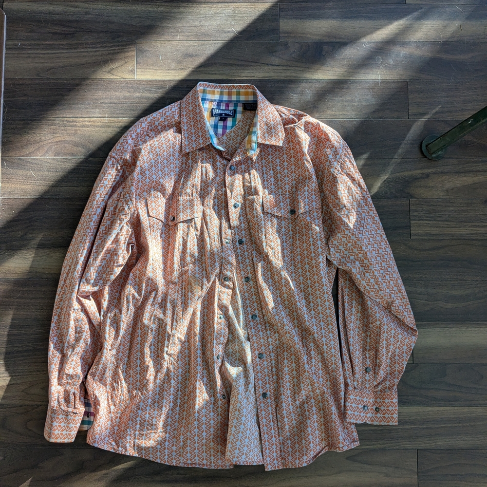 Panhandle Multicolor Plaid and Patterned Shirt